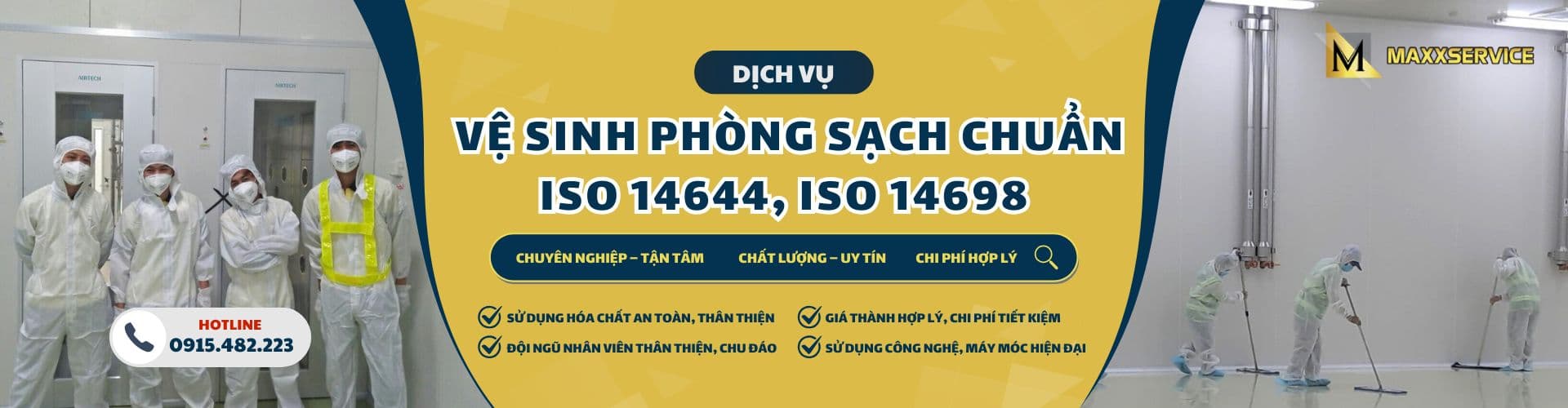 banner vệ sinh phòng sạch chuẩn iso
