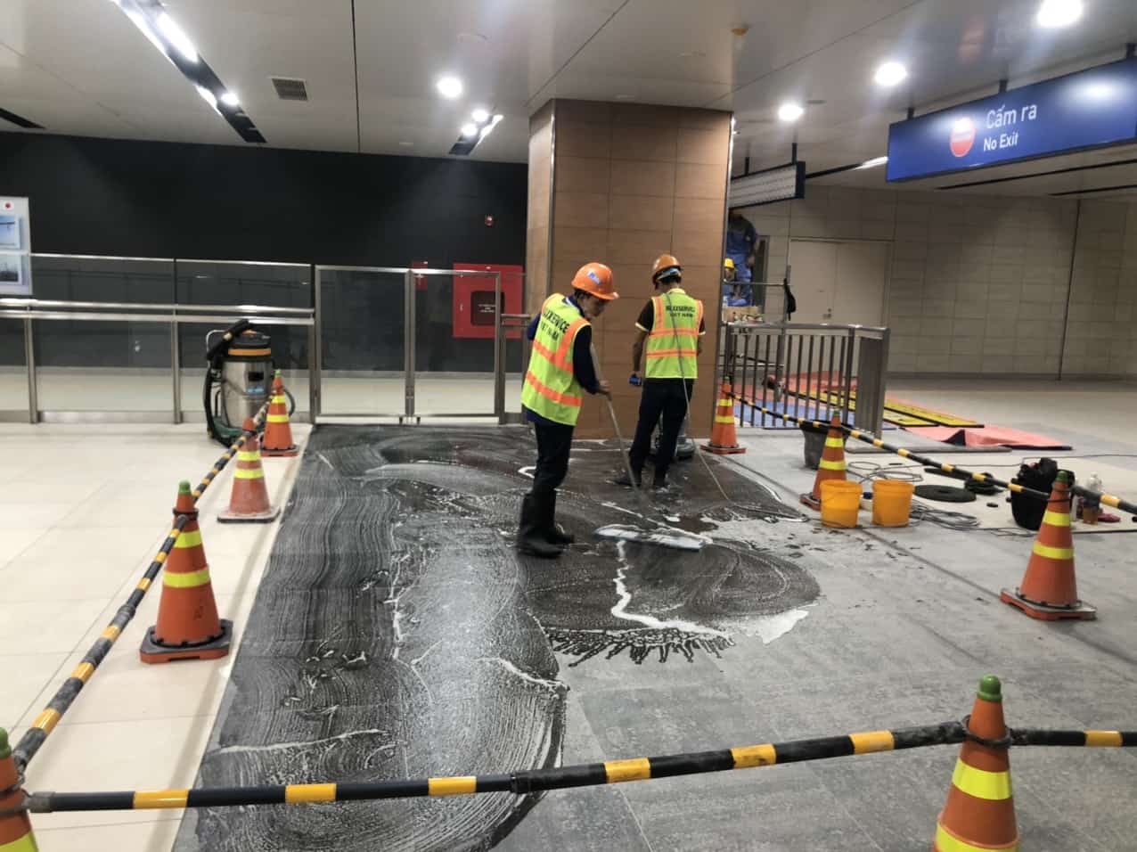 Dự án vệ sinh nhà ga Metro Ba Son
