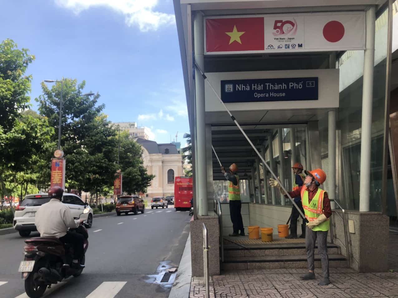 Dự án vệ sinh nhà ga Metro Ba Son