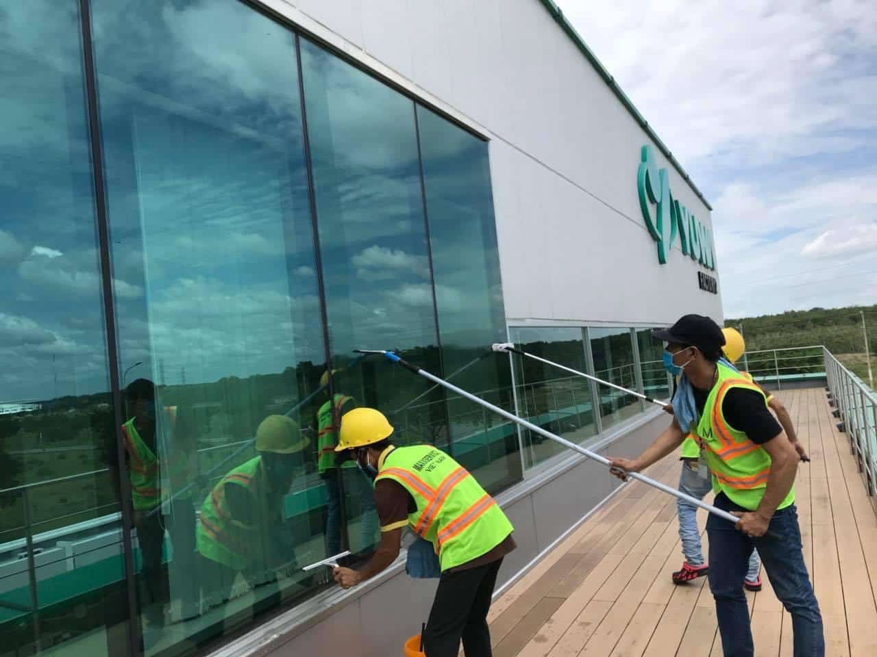dự án vệ sinh Yuwa Shimuzu Vsip Bình Dương